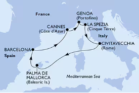 WEST MEDITERRANEAN (MSC SEAVIEW) 