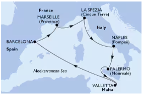 WEST MEDITERRANEAN (MSC MAGNIFICA) 
